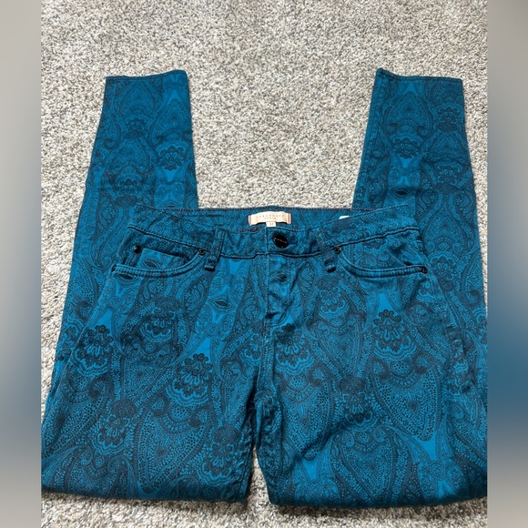 Sanctuary Denim The Charmer teal paisley print size 27 - Picture 7 of 9